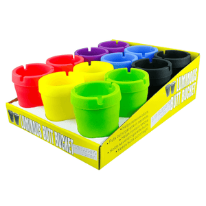 6 X Jumbo Luminous Butt Bucket Ashtray Cigarette Car Cup Ash Holder Portable THE ART OF VAPE
