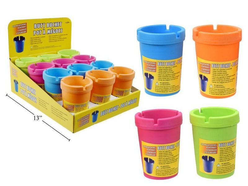 6 X Jumbo Luminous Butt Bucket Ashtray Cigarette Car Cup Ash Holder Portable THE ART OF VAPE