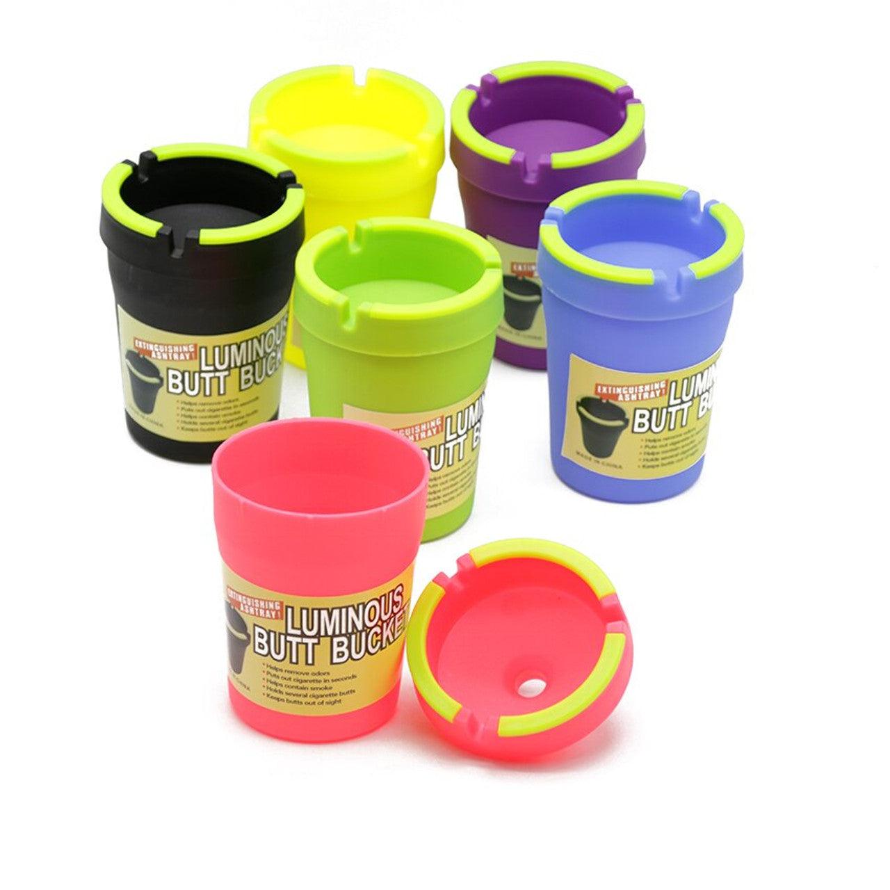6 X Jumbo Luminous Butt Bucket Ashtray Cigarette Car Cup Ash Holder Portable THE ART OF VAPE