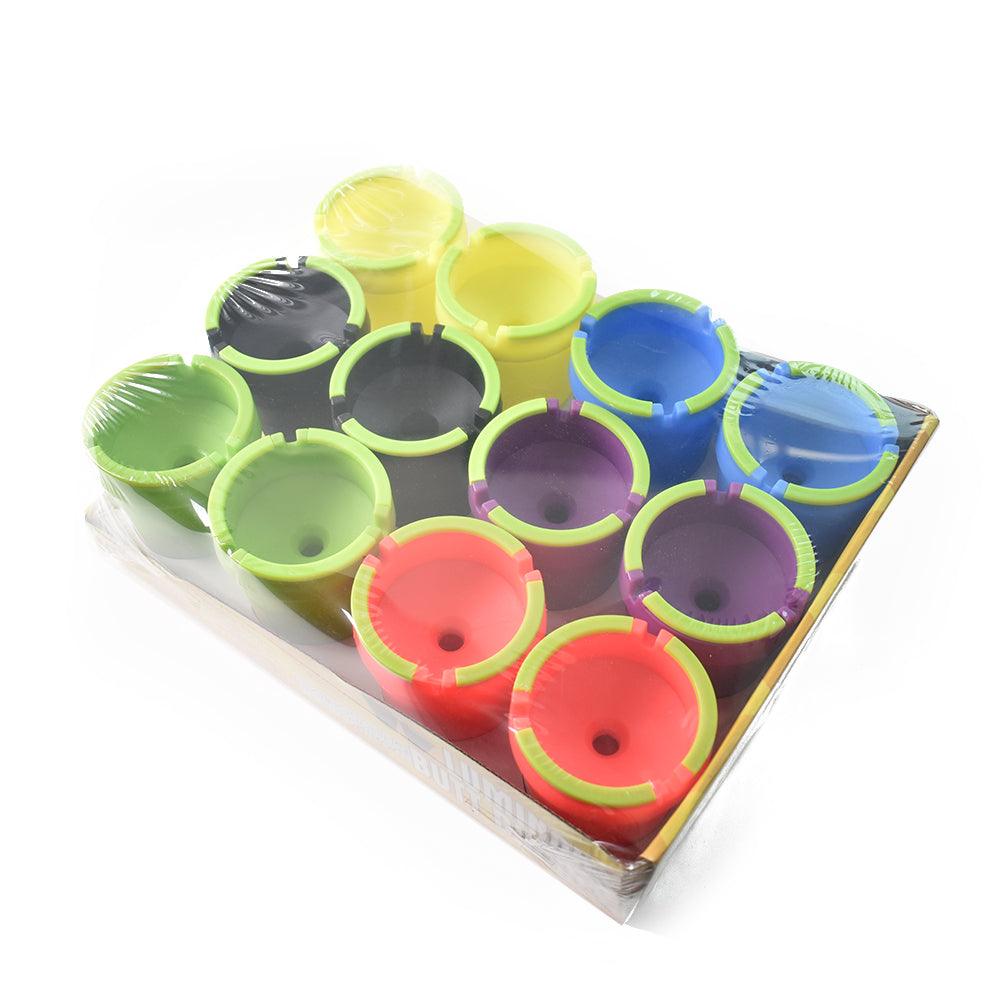 6 X Jumbo Luminous Butt Bucket Ashtray Cigarette Car Cup Ash Holder Portable THE ART OF VAPE