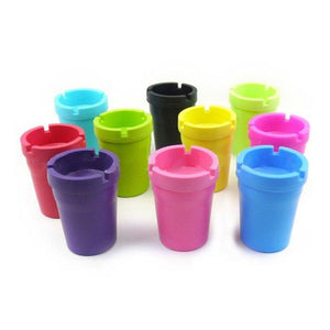 6 X Jumbo Luminous Butt Bucket Ashtray Cigarette Car Cup Ash Holder Portable THE ART OF VAPE