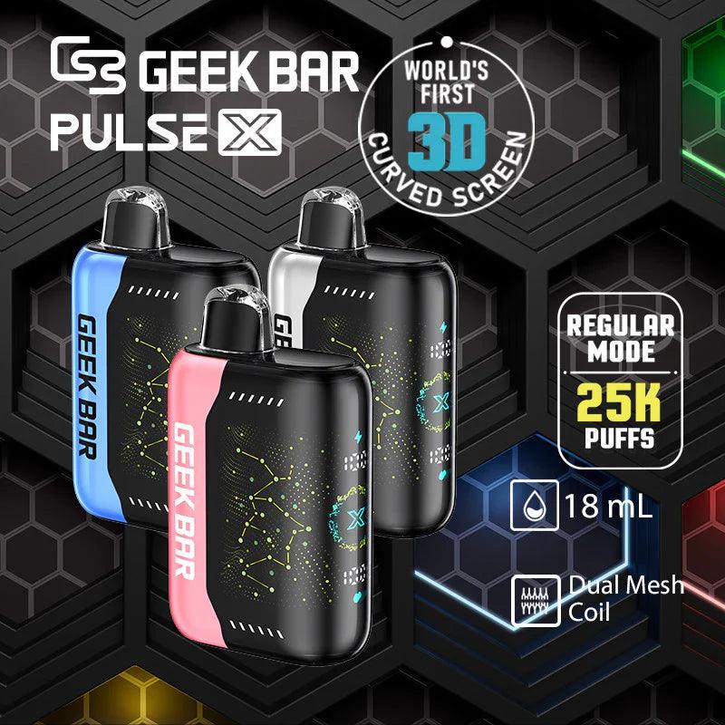 New Geek Bar Pulse X 25000 Puff 1CT