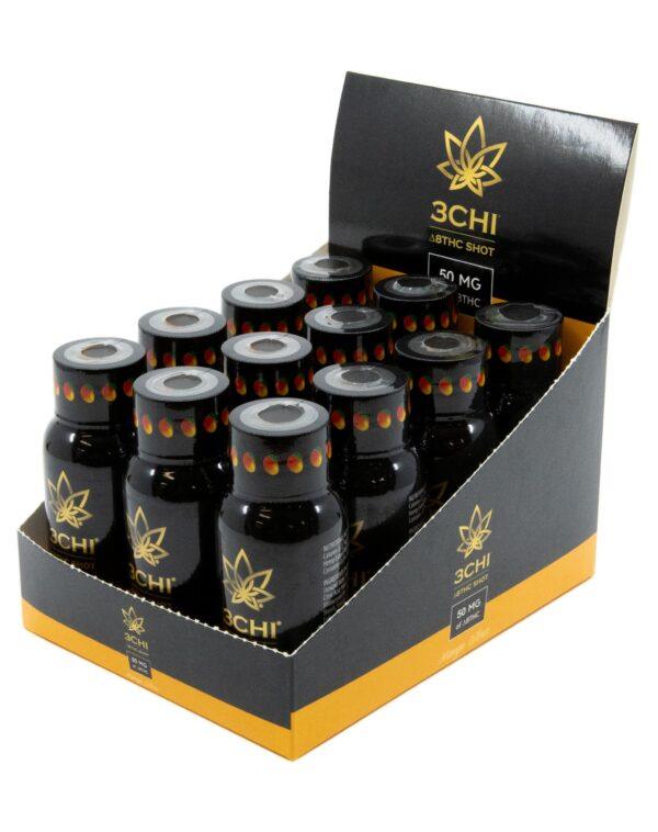 3CHI Delta 8THC (2oz-per bottle) (Mango Citrus) Shot 50 MG Full Box 12 ct