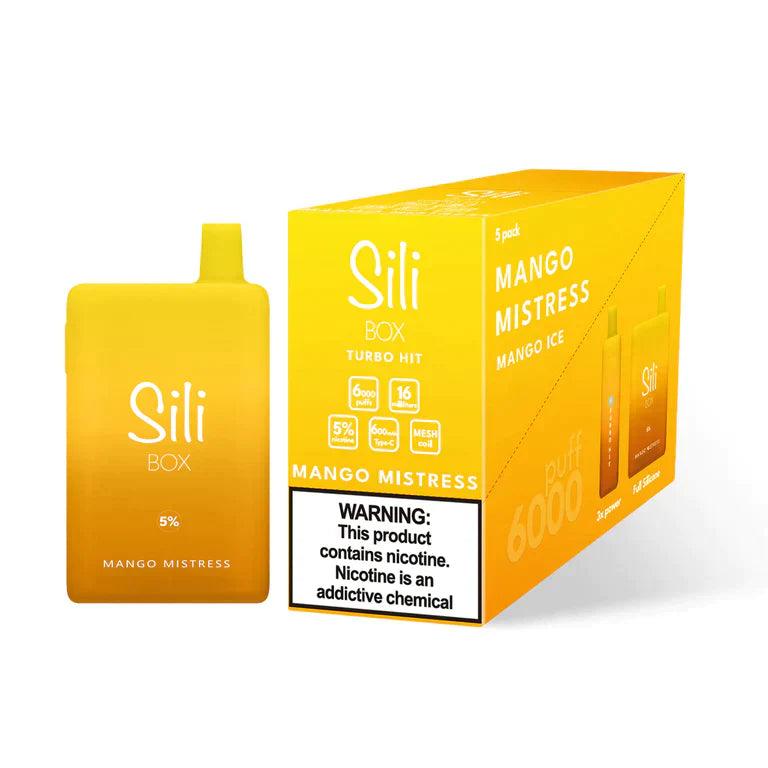 New Sili Box Turbo Hit 6000 Disposable Vape THE ART OF VAPE