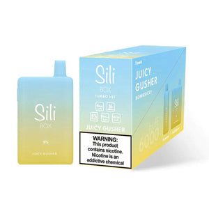 New Sili Box Turbo Hit 6000 Disposable Vape THE ART OF VAPE