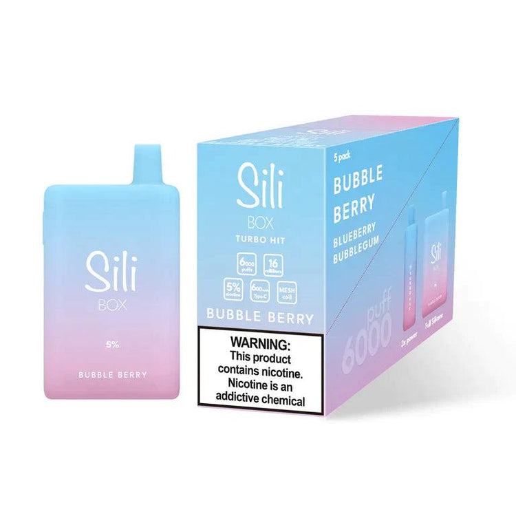 New Sili Box Turbo Hit 6000 Disposable Vape THE ART OF VAPE