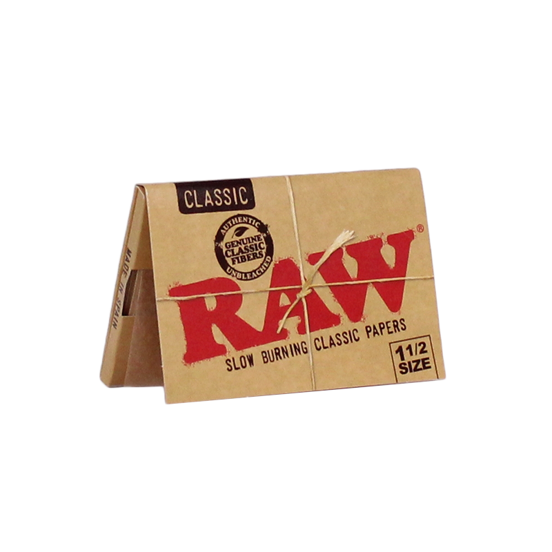 Raw Classic Paper 1 1/2-33 leaves per pack